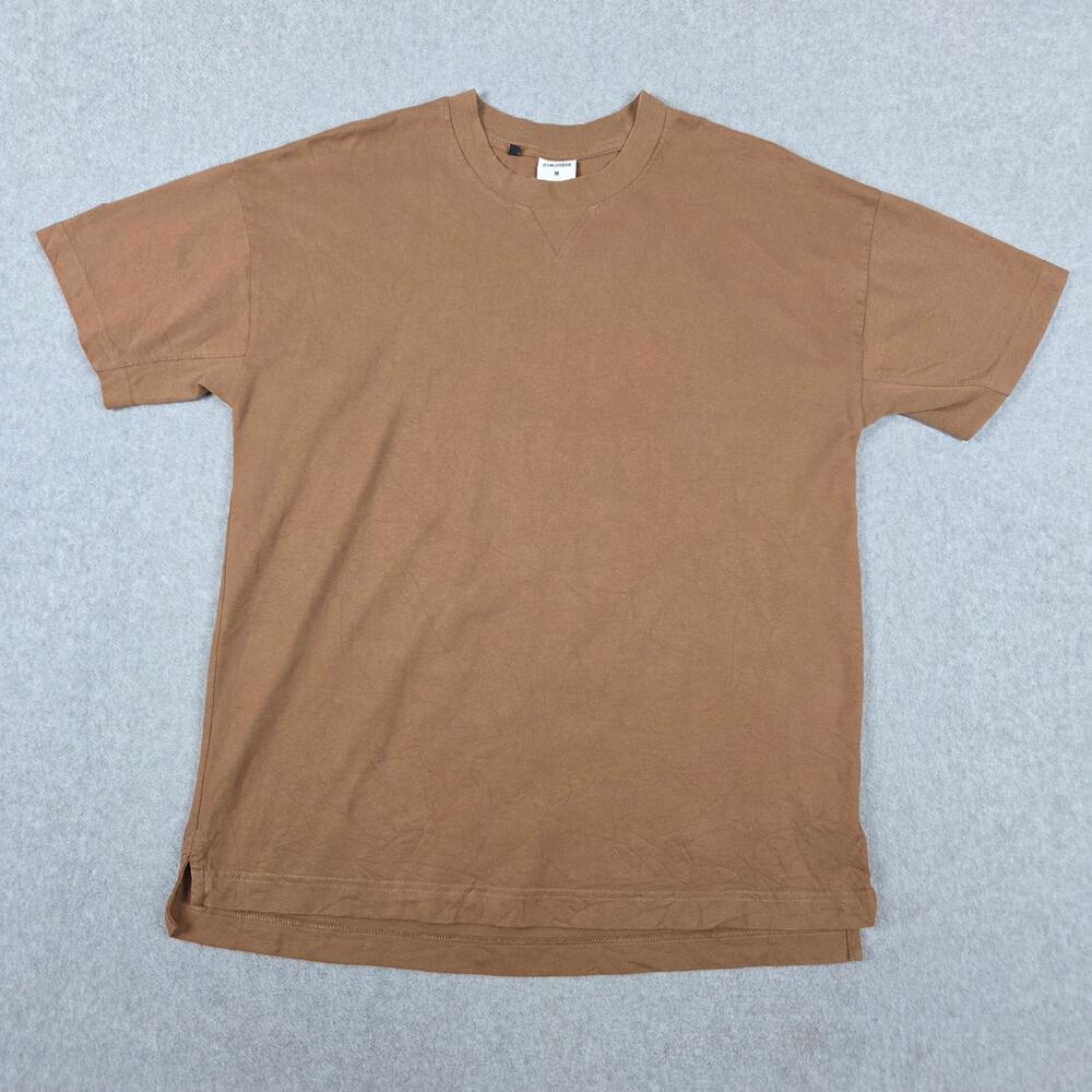 Gymshark Medium Brown Crew Neck Short Sleeve T-Shirt
